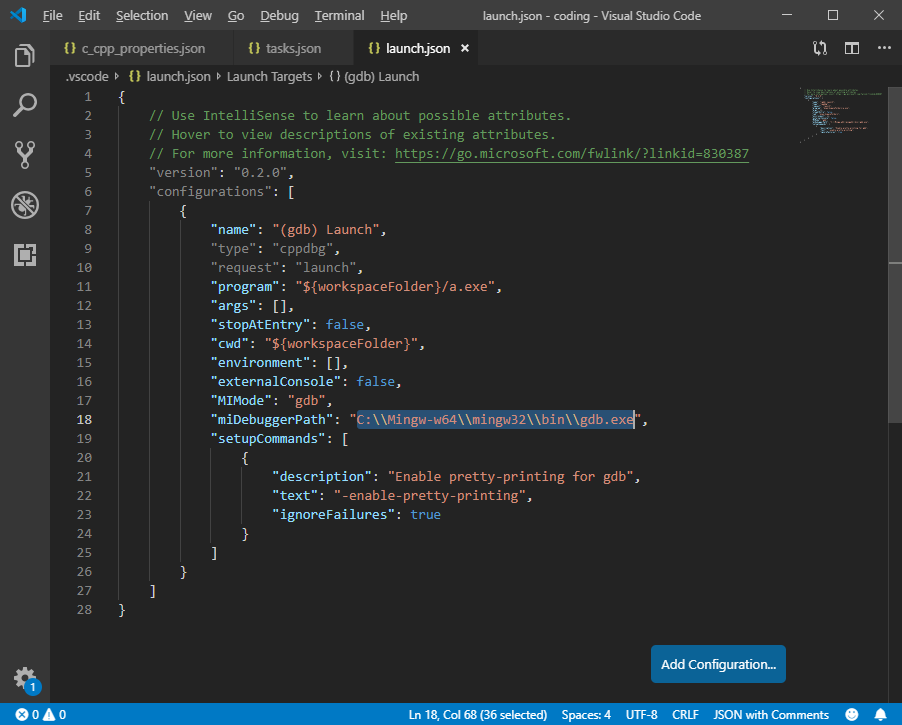 How To Manually Configure Visual Studio Code For Debugging On PC Miyagi Academy